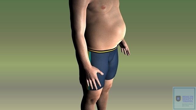 Жир у мужчин откладывается в животе