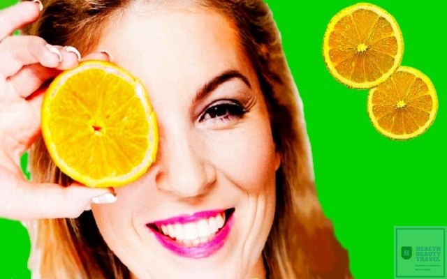 Маска для лица с апельсином
